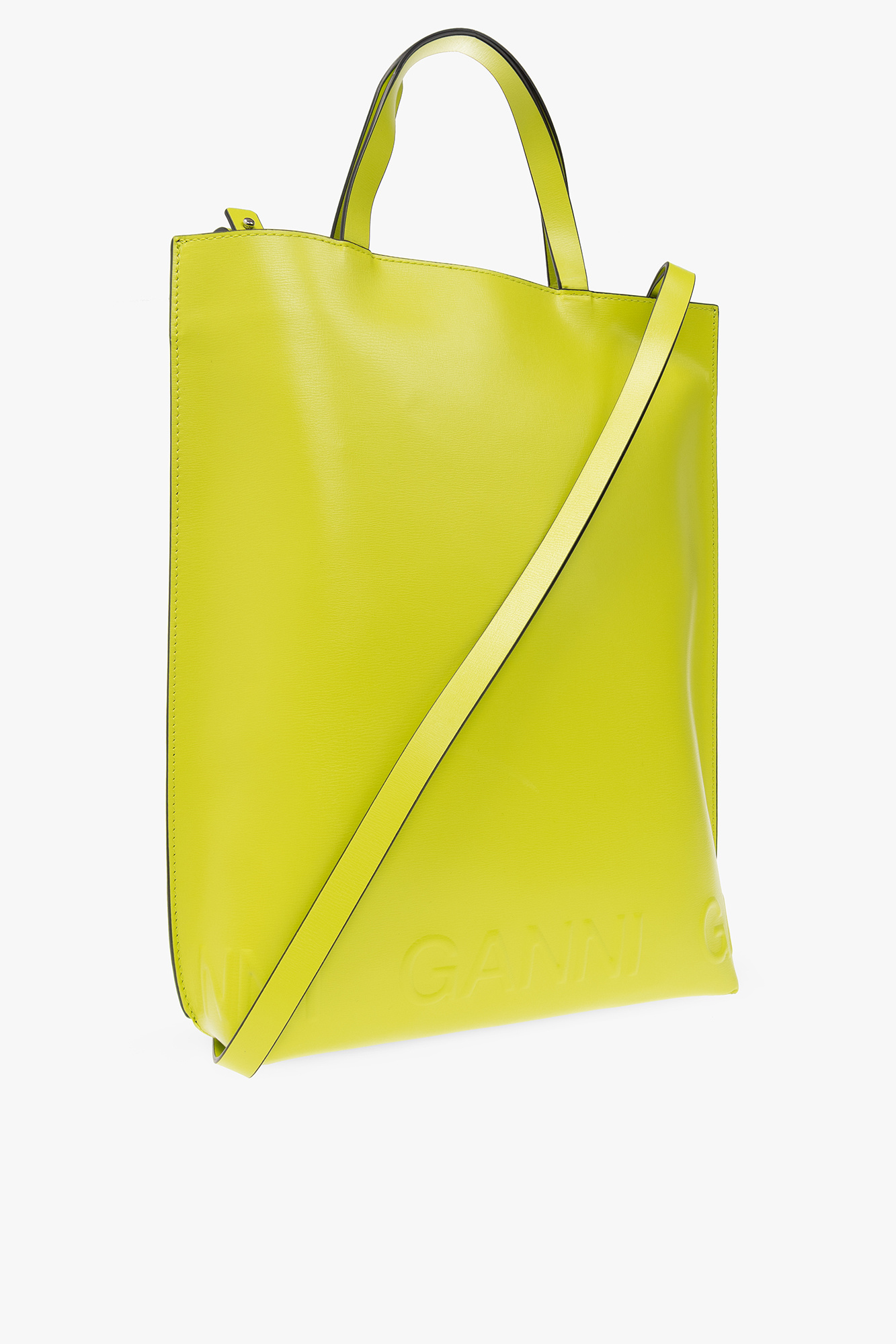 Green 'Banner Medium' shopper bag Ganni - Vitkac Canada